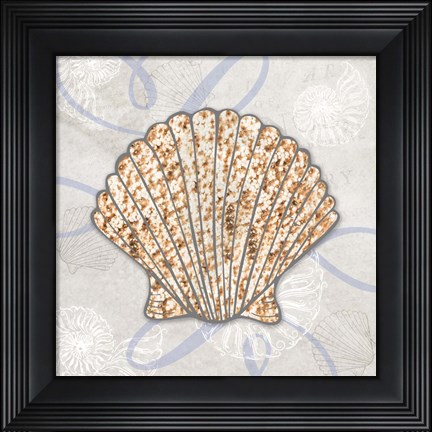 Framed Sea Side Gypsy - Shell Print
