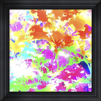 Framed Bright Scarf 1 Print
