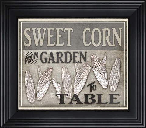 Framed Garden to Table Print