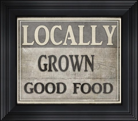 Framed Locally Grown Print