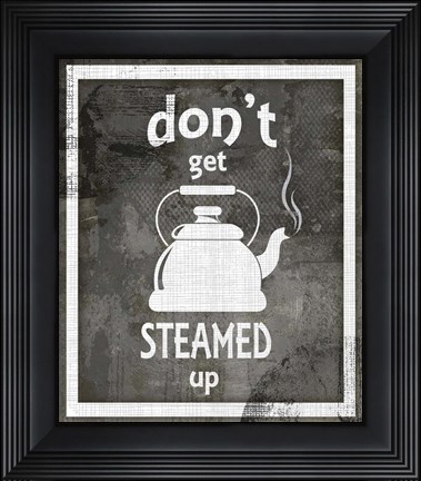 Framed Farm Sign Steamed Up Print