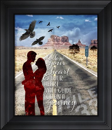 Framed Love Signs V1 Print