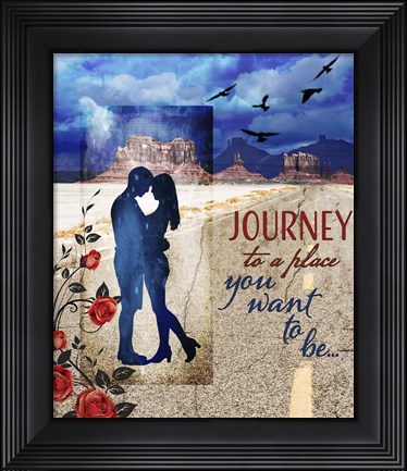 Framed Love Signs V2 Print