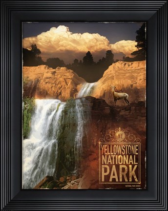 Framed Yellowstone National Park Print