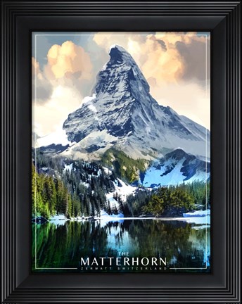 Framed Matterhorn Print