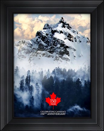 Framed Canada 150 Print