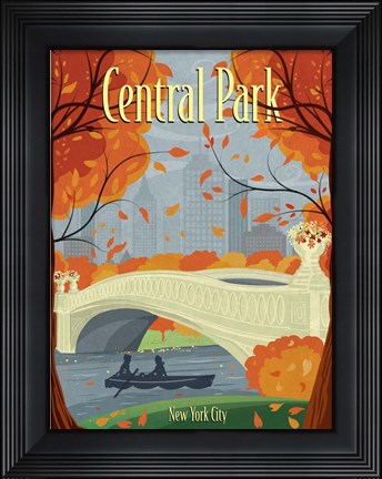 Framed Central Park Print