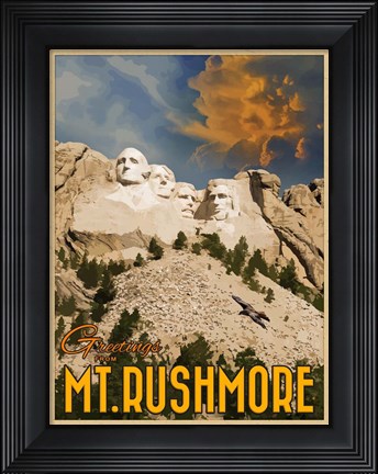 Framed Mt Rushmore Print