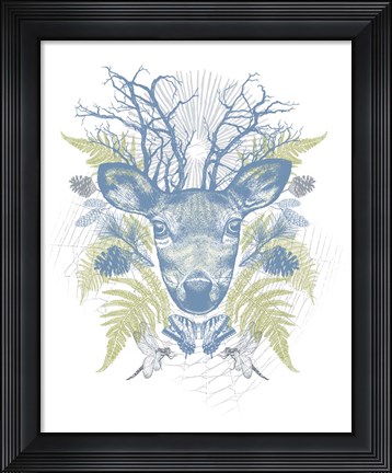 Framed Deer Adventure Print