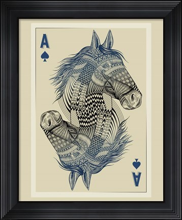 Framed Geo Horse Print