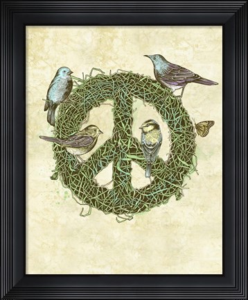 Framed Peace Talks Print