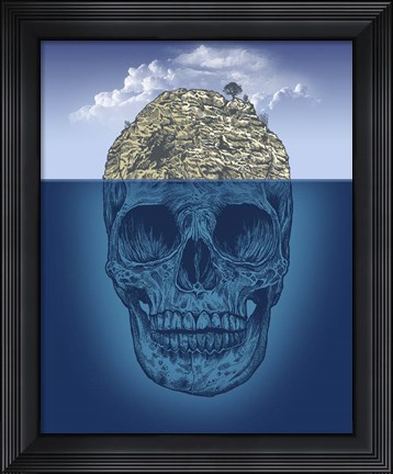 Framed Skull Island Print