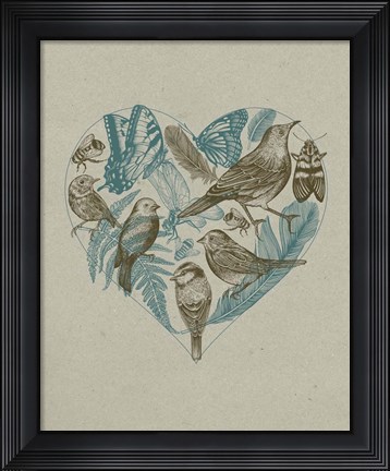 Framed Wild Heart Print
