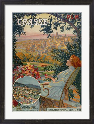 Framed Grasse Print