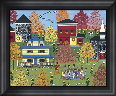 Framed Thanksgiving Print