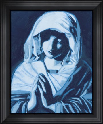 Framed Virgin Mary Print