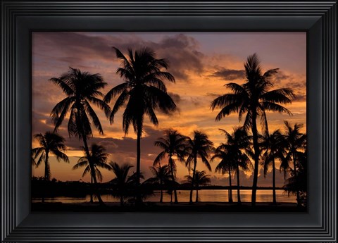 Framed Marathon Key Sunset Print