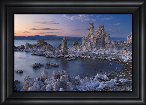 Framed Mono Lake South Tufa Dusk Print