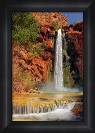 Framed Mooney  Falls Print