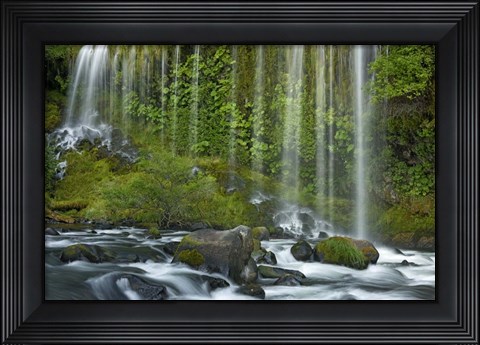Framed Mossbrae Falls Print