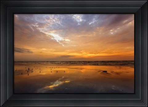 Framed Port Aransas Campground Sunrise Print