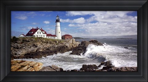 Framed Portland Head Light Print
