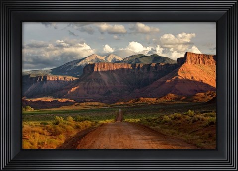 Framed Rt 128 Vastle Valley Print