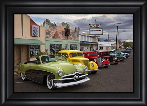 Framed Rt 66 Fun Run Kingman Print
