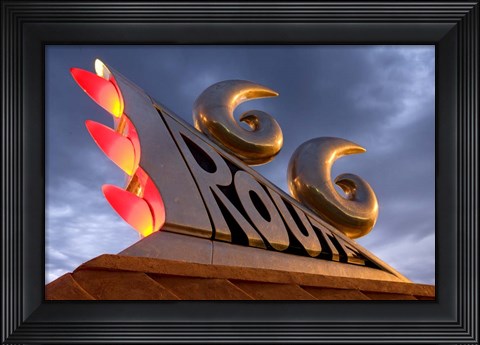 Framed Tucumcari 66 Sculpture Print