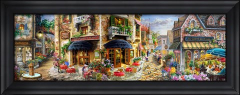 Framed Late Afternoon in Italy Print