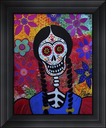 Framed Young Frida Print