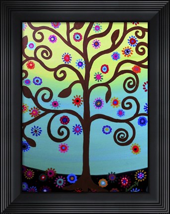 Framed Blessed Tree Print