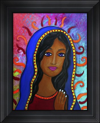 Framed Our Lady Of Guadalupe Print