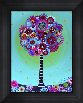 Framed Joyful Tree Print
