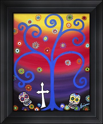 Framed Cemetery Rainbow Print