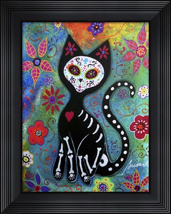 Framed El Gato Cat Print