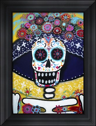 Framed Senorita Catrina Print