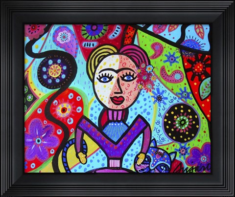 Framed Abstract Frida 3 Print