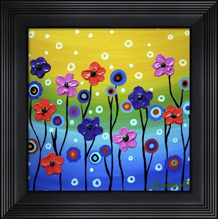 Framed Floral Fest Print