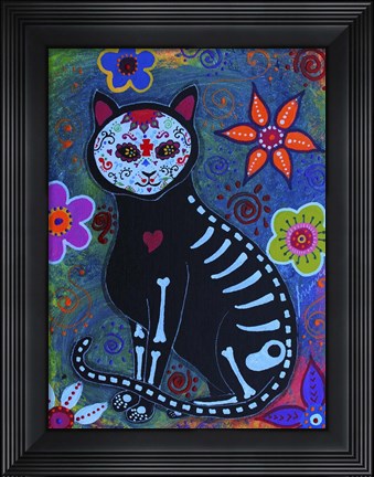 Framed Tall El Gato Print