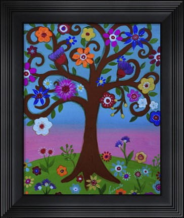 Framed Cj&#39;s Tree Of Life Print