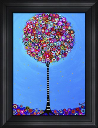 Framed Menchie&#39;s Tree Of Life 1 Print