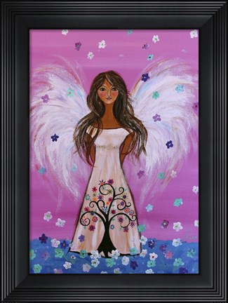 Framed Maddie&#39;s Guardian Angel Print
