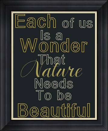 Framed Beauty Within Print