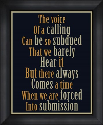 Framed Calling Print