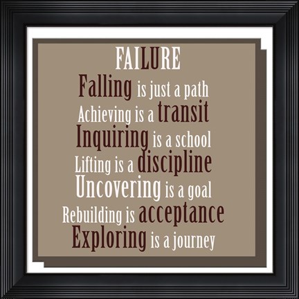 Framed Failure 1 Print