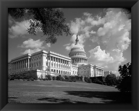 Framed 1960s Capitol Building Senate House Representatives? Print