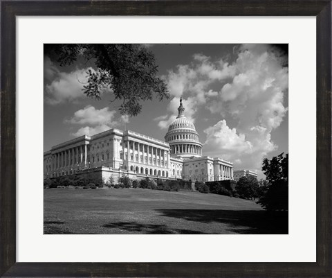 Framed 1960s Capitol Building Senate House Representatives? Print
