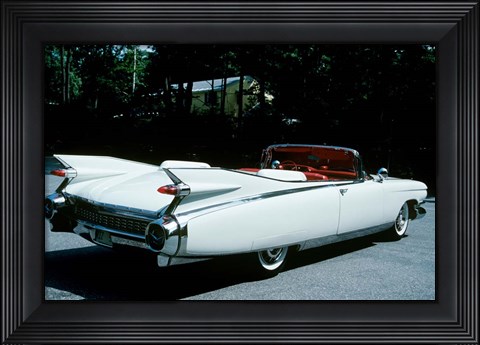 Framed 1959 El Dorado Biarritz Cadillac Convertible Print