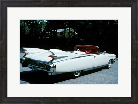 Framed 1959 El Dorado Biarritz Cadillac Convertible Print